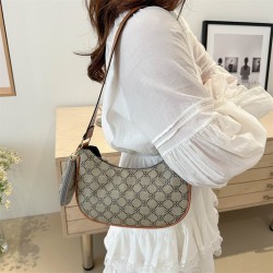 Sac Fourre-Tout Bandoulière en Similicuir _ Grège