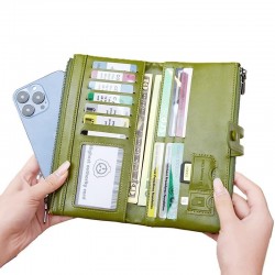 Portemonnaie long _ Vert Pastel
