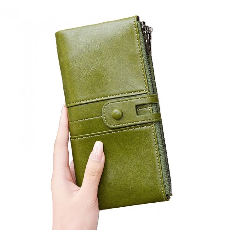 Portemonnaie long _ Vert Pastel