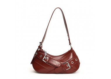 Petit Sac à Main Rouge Bordeaux