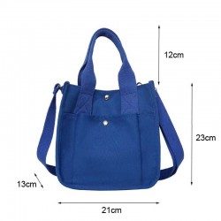 Sac à main étudiante Bleu Roi