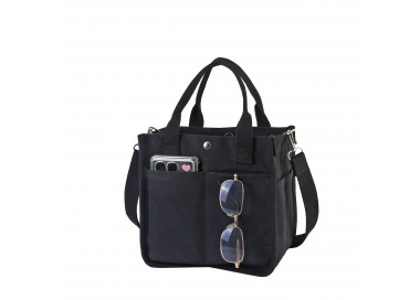 Sac à main étudiante Noir