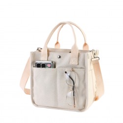 Sac à main étudiante Blanc