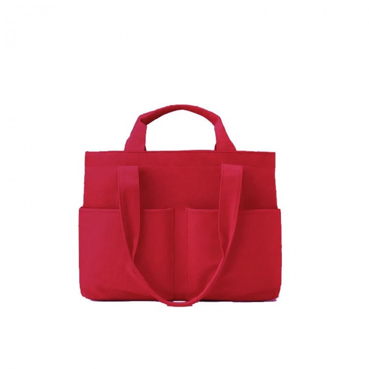 Tote bag rouge bordeaux