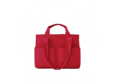 Tote bag rouge bordeaux