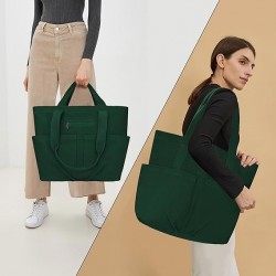 Tote bag vert